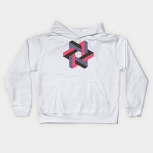 Penrose Triangles Kids Hoodie